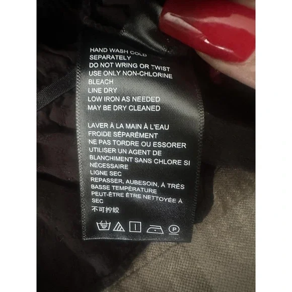 Urban Outfitters Shirt Womens Large Black Smocked Puff Sleeve Crop Top Blouse - Picture 13 of 14